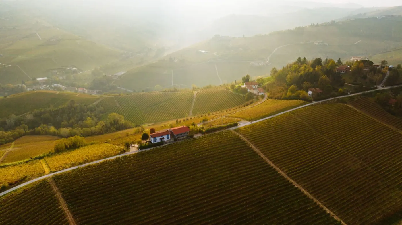 La campagna intorno, verso sera, un altro scorcio
